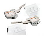 Set lift mechanism Aventos HK-S+cover white anx