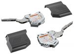 Set lift mechanism Aventos HK-S+cover white anx