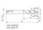 Vrták 9x4,5/85 HSS